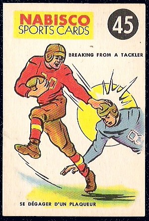 1953-54 Nabisco Sports Cards 45 Football